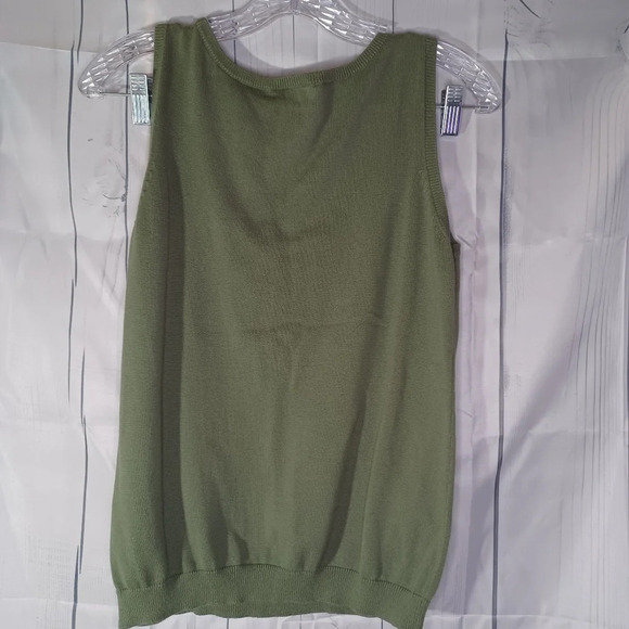 Loft outlet 100% cotton sleeveless knit top - Picture 5 of 6